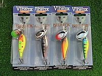 Набор Блесен вертушка Blue Fox Vibrax Minnow Spin 4шт (11g)