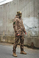 Тактический зимний костюм Flash пиксель Армейский костюм куртка + штаны на флисе