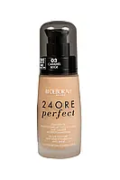 Тональная основа для лица Deborah Milano 24Ore Perfect Foundation 03 - Caramel beige (бежевая карамель)