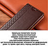 Чохол на Samsung A16 5G книжка з НАТУРАЛЬНОЇ ШКІРИ із підставкою візитницею протиударний магнітний "BOTTEGA", фото 6