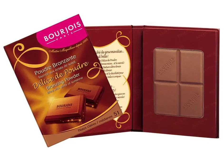 Пудра для лица Bourjois Delice De Poudre Bronzing Powder 51 - Peaux claires/Medianes (золотисто-коричневый) - фото 4 - id-p1987930953