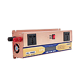 Інвертор 12V на 220 V UL-1000C із зарядкою 10 А + USB, фото 3