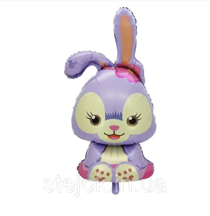 Фольгована куля фігура Зайчик 49 на 102 см, фото 1