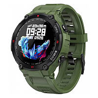 Смарт-годинник Modfit Ranger Army Green 36 мм | 1,28" IPS, 400 мАг, 240 х 240 128MB, HeartRate, IP67 | Зелений