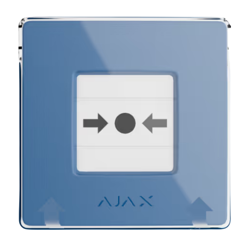 Кнопка активації пожежної тривоги вручну Ajax ManualCallPoint (Blue) Jeweller