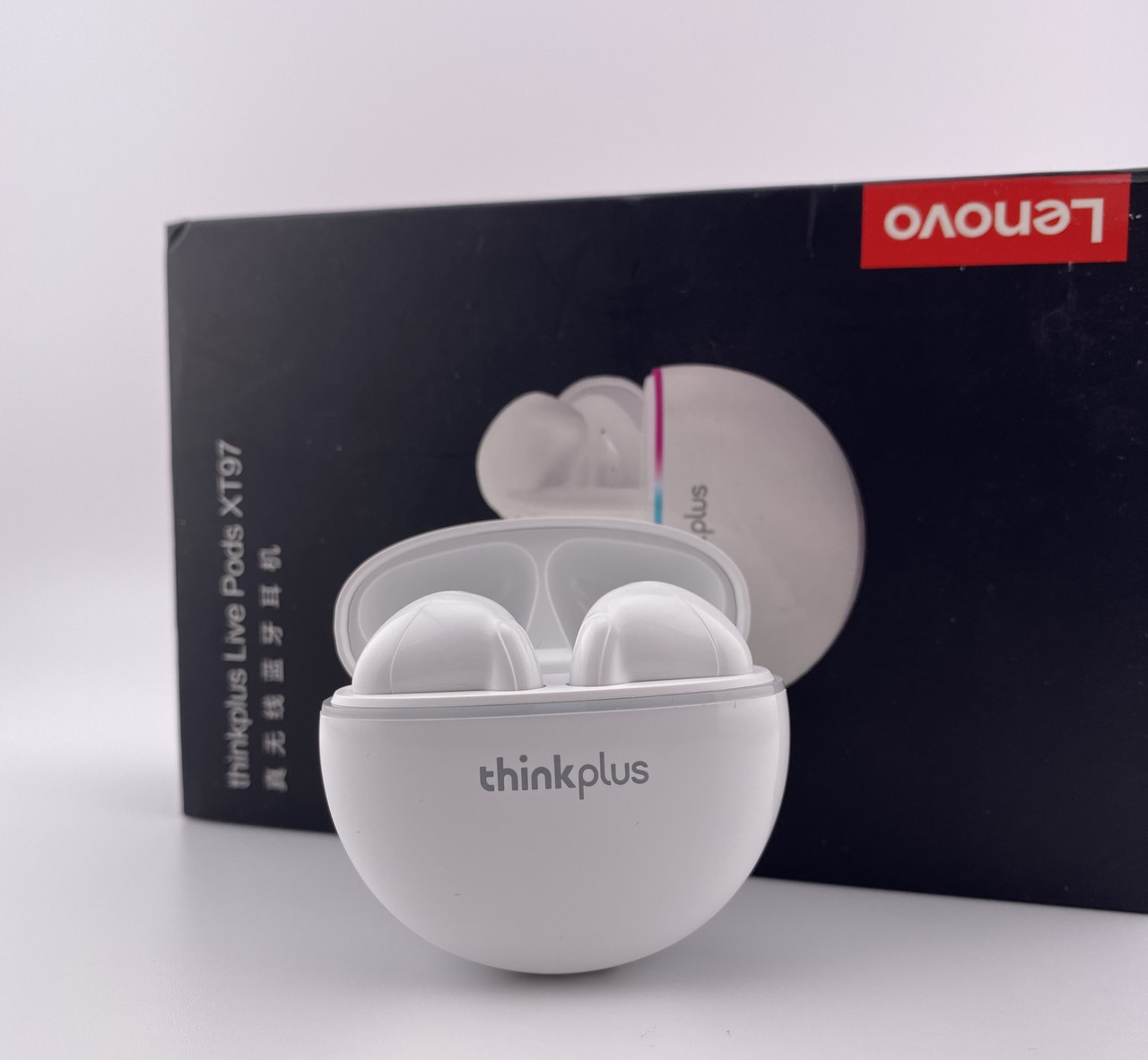 Гарнітура бездротові навушники Lenovo ThinkPlus XT97 TWS Bluetooth 5.2 Live Pods thinkplus White