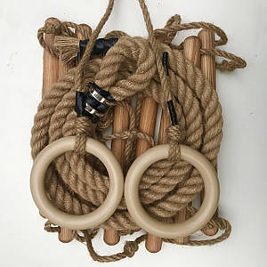 Посилений навісний набір (кільця, канат, мотузкова драбина-9 сходинок ) NND-3