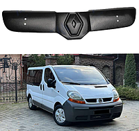 Зимняя заглушка на решетку радиатора матовая Renault Trafic 2001-2006