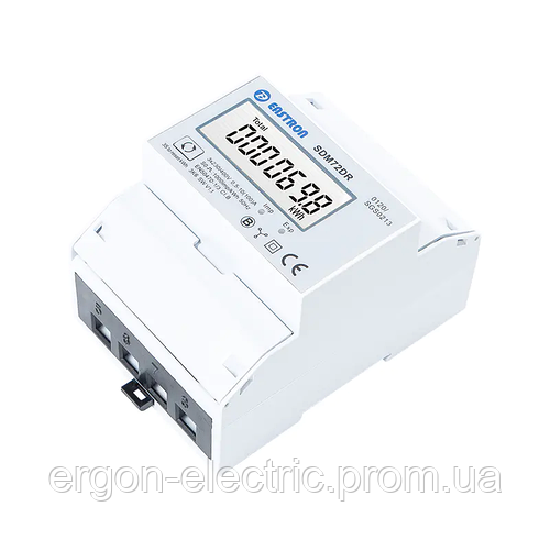 Счетчик электроэнергии EASTRON SDM72СТ-М 3 фазный с RS485 Вх.5A на Din ...