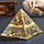Настільна креативна оригінальна металева попільничка у формі Єгипетської піраміди фараона, фото 3
