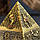 Настільна креативна оригінальна металева попільничка у формі Єгипетської піраміди фараона, фото 4