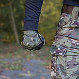 Штурмові тактичні рукавиці з закрити пальцями (мультикам), фото 3