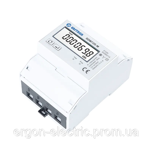Счетчик электроэнергии трехфазный с RS485 100A, EASTRON SDM72D-M (ID ...