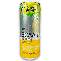 Энергетический напиток BCAA 2:1:1 Smart POWER pineapple flavour (ананас) Sugar Free (без сахара) 0.33 л