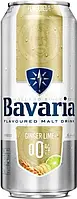 Пиво светлое безалкогольное фильтрованное Bavaria Ginger Lime 0% 0,5л Нидерланды