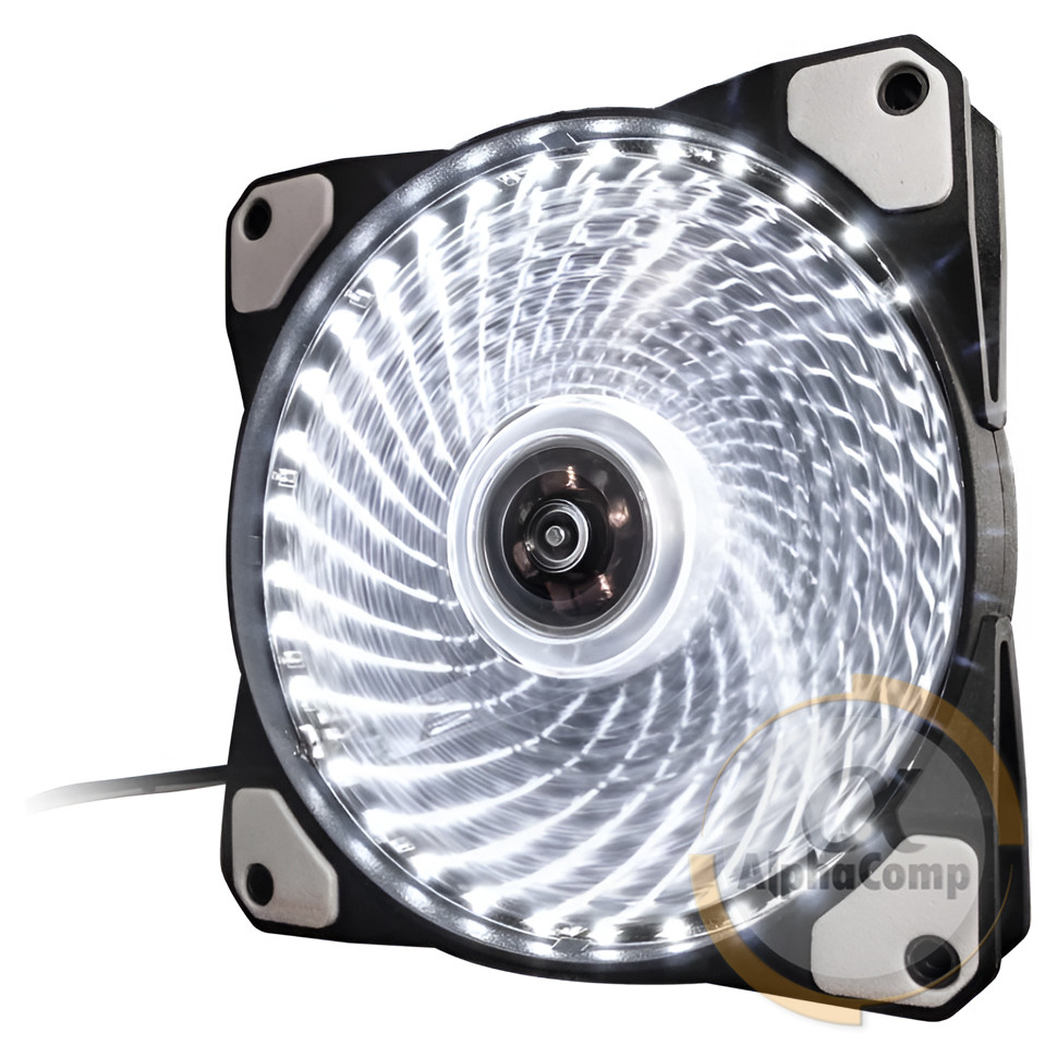 Кулер 120×120 Frime Iris 33 LED White (FLF-HB120W33) 3pin+molex