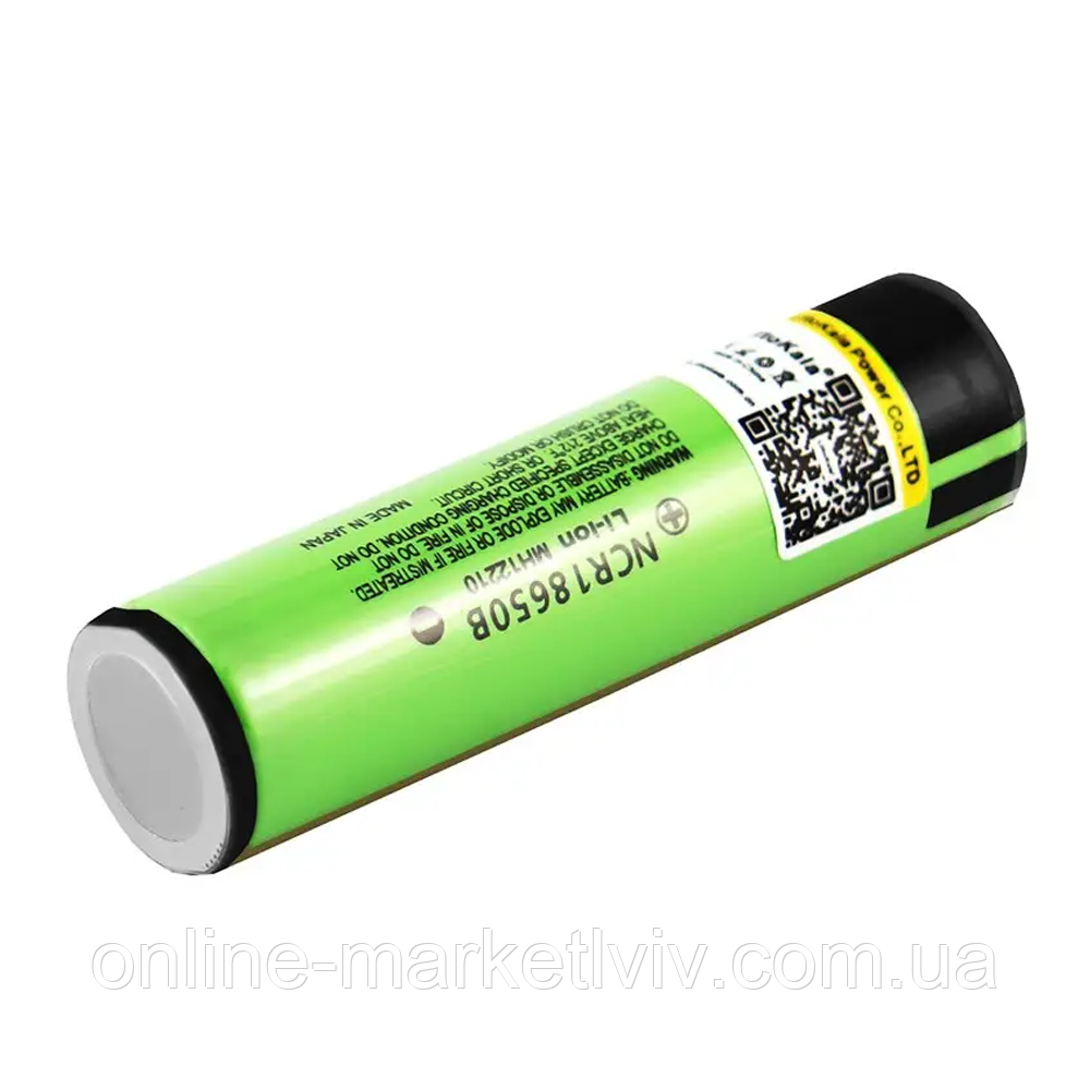 Акумулятор 18650, 1 шт, 3400mAh, LiitoKala NCR 34B / Акумуляторна батарейка / Акумулятор для ліхтариків