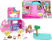 Ігровий набір Барбі Челсі кемпер 2 в 1 Barbie Camper Chelsea 2-in-1 Playset