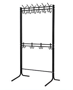 Стійка-вішалка для одягу металева підлогова Гардеробна в передпокій (90 х 71 х 178 см)