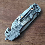 Ніж інерційний Browning Орел фліппер, склобій, стропоріз, фото 3