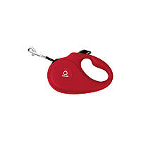 Поводок-рулетка Collar для собак XS 12 кг 3 м лента красный VK, код: 7563040