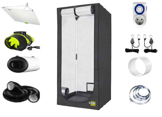 Гроубокс комплект PROBOX ECOPRO 60x60x140 +LED150W, фото 1
