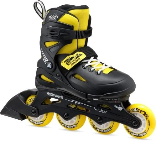 Розсувні ролики Rollerblade Fury Black Yellow
