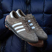 Кросівки чоловічі Adidas Hamburg Brown, Адідас Гамбург замшеві, код IN-1582