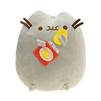 Плюшевая мягкая игрушка Пушин Кот с чипсами 15х18см Pusheen Cat