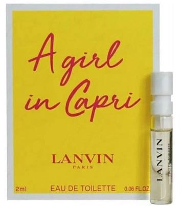 Туалетна вода Lanvin A Girl in Capri для жінок — edt 2 ml vial