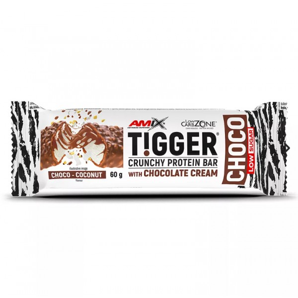 Amix TiggerZero Choco Protein Bar 60g - фото 3 - id-p1751829588