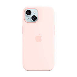 Чохол Apple iPhone 15 Plus Silicone Case with MagSafe Light Pink (MT143)