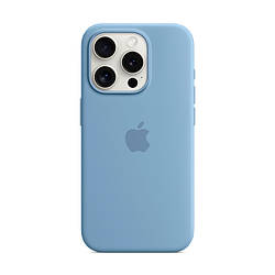 Чохол Apple iPhone 15 Pro Silicone Case with MagSafe Winter Blue (MT1L3)