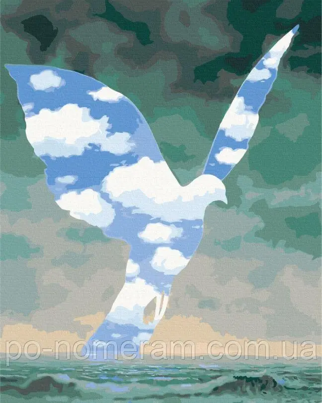 Рукітвор Картина за номерами (BS52384) Велика родина Рене Магритт, 40 х 50 см, Brushme