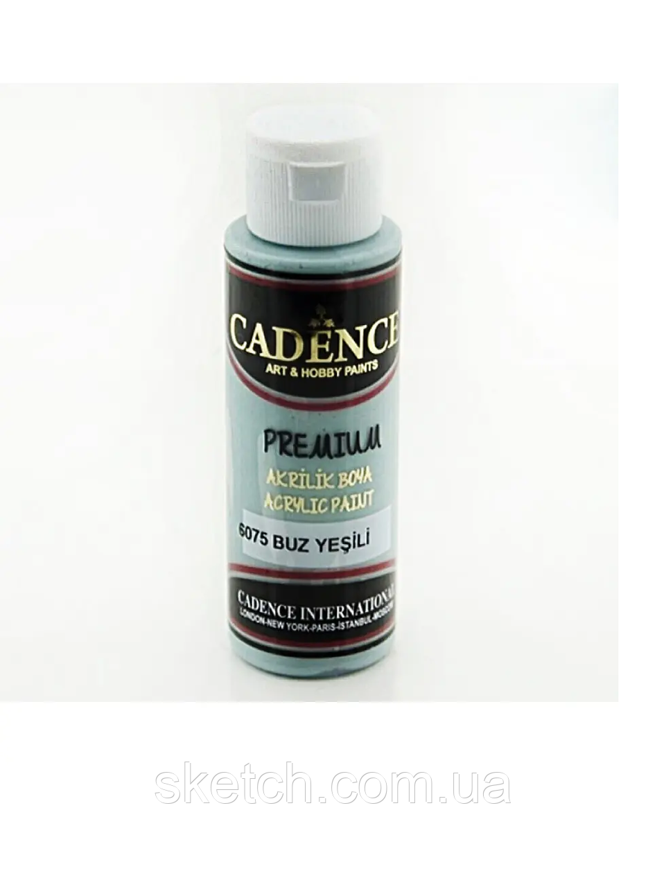 Акрилова фарба Cadence Premium Acrylic Paint, №6075 Зелений холодний, 70мл, фото 1