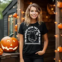 Самая жуткая футболка на Хэллоуин