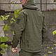 Куртка софтшел Gman Олива Soft Shell на флісі S - фото 4 - id-p1962846534