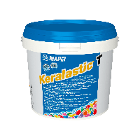 Клей двокомпонентний Mapei KERALASTIC T, 5кг білий, високоефективний поліуретановий для укладання керамічної