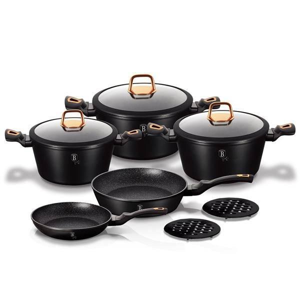 Набір посуду Berlinger Haus Black Rose Collection (BH-1645N)
