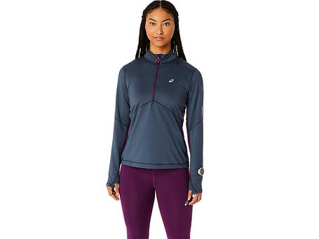 Лонгслів для спорту жіночий Asics WINTER RUN 1/2 ZIP MID LAYER 2012C860-020, фото 2