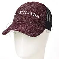 Бейсболка с сеткой Balenciaga BLH19538 Бордовый