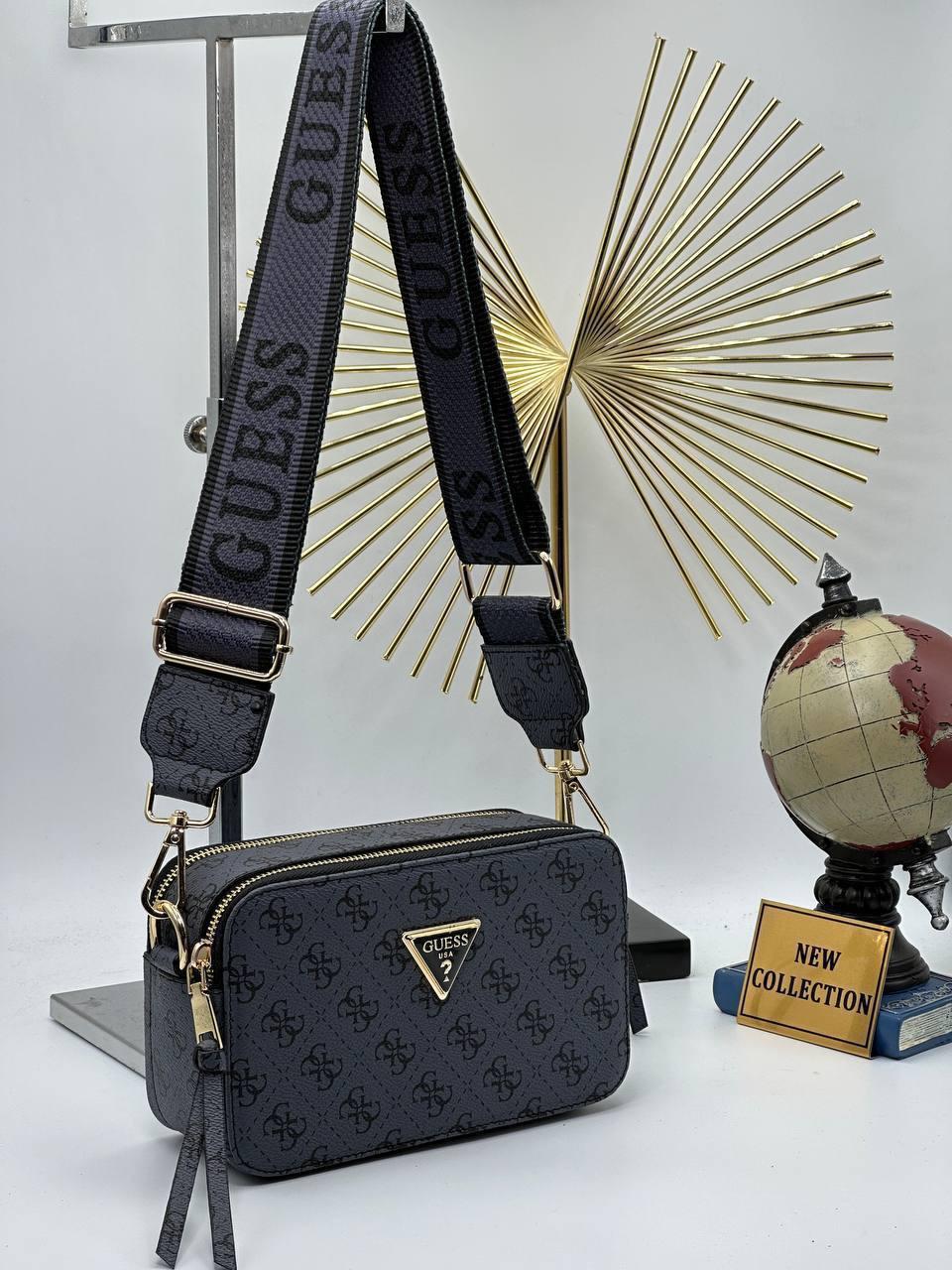 Жіноча сумка Гесс чорна Guess Black