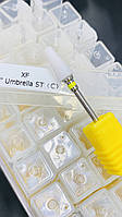 Насадка на фрезер керамическая Конус XF Umbrella ST (C) с желтой насечкой