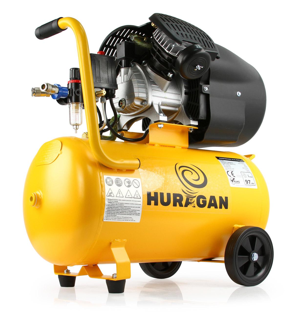 Компресор 50л 2T HURAGAN Marpol