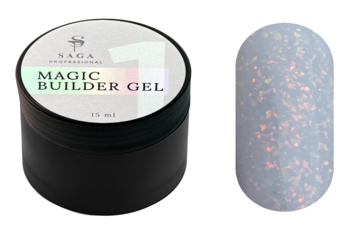 Гель для нарощування Saga Builder Magic Gel 01