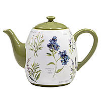 Заварник для чая из керамики с ботаническим рисунком "Ароматные Травы" Certified International