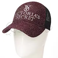 Бейсболка с сеткой Victoria Secret BLH19542 Бордовый