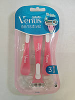 Одноразовые бритвы для бритья Gillette Venus Sensitive 3 (3шт.)