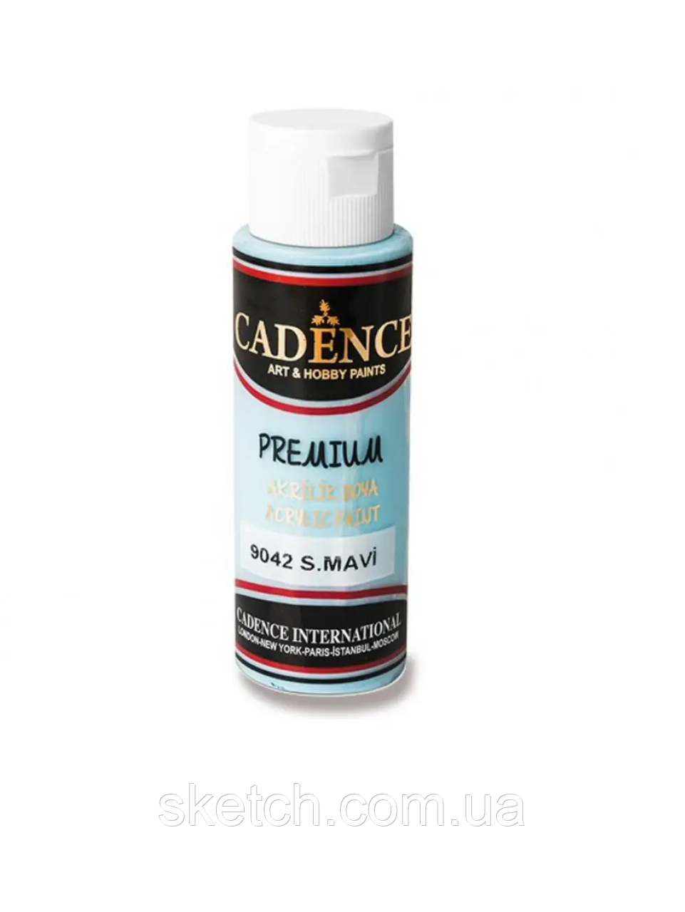 Акрилова фарба Cadence Premium Acrylic Paint, №9042 Небесно-блакитний, 70мл, фото 1
