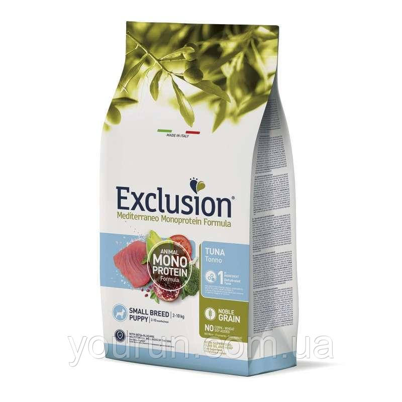 Exclusion (Ексклюзив) Puppy Tuna Small Breed - Монопротеїновий корм для цуценят дрібних порід з тунцем 2 кг